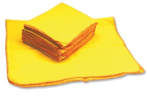 Stretch’n Dust® Dustworks Dust Cloth  24X24 IN Textile Yellow 50 Count/Pack 10 Packs/Case