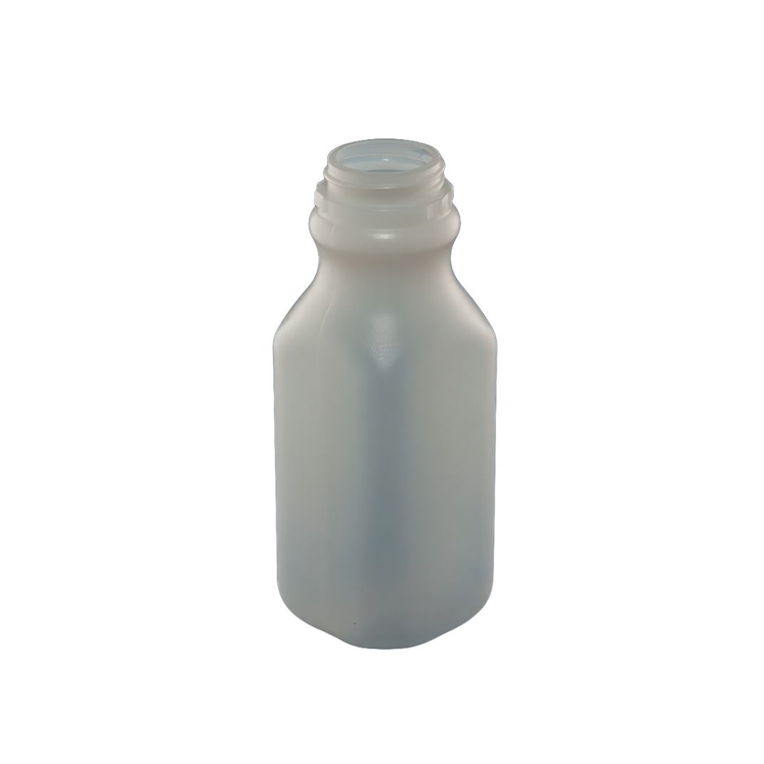 Bottle 12 OZ HDPE DBJ Finish Screw Top 500/Case