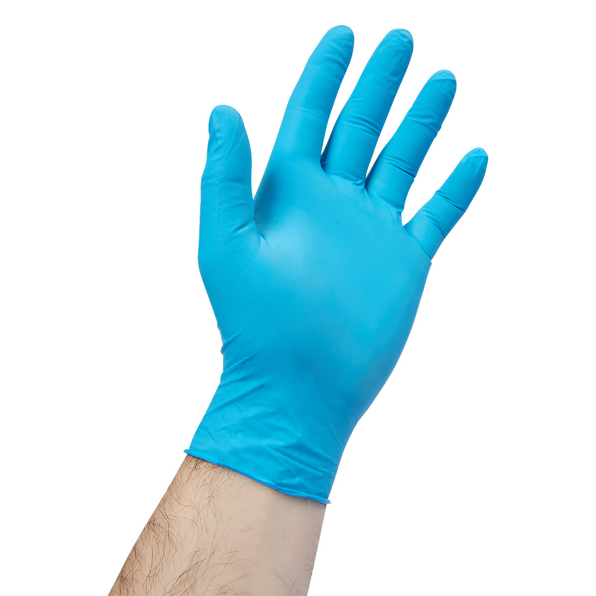 Victoria Bay Exam Gloves Large (LG) Blue 5g Nitrile Disposable Powder-Free 100 Count/Box 10 Box/Case 1000 Count/Case