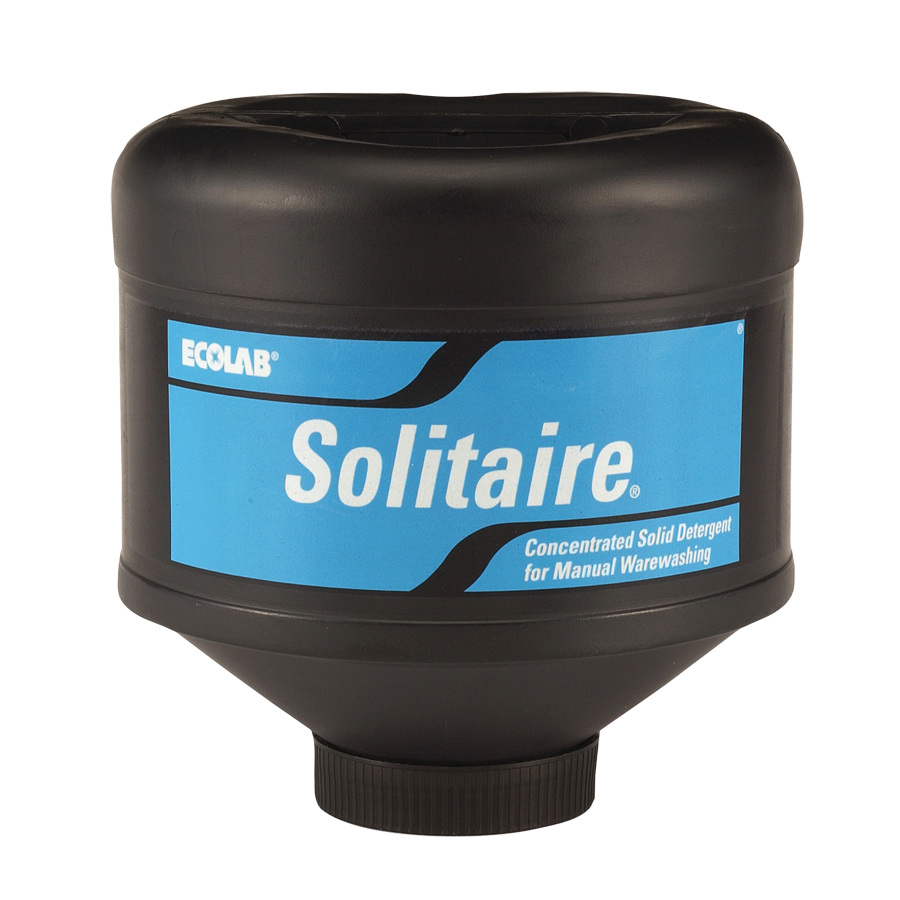 Solitaire Dish Detergent 5 LB Solid 4/Case