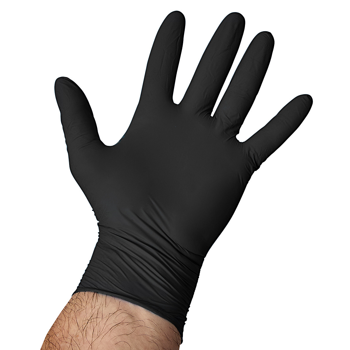Victoria Bay Examination Gloves XL Black 3MIL Nitrile Rubber Disposable Powder-Free 1000/Case