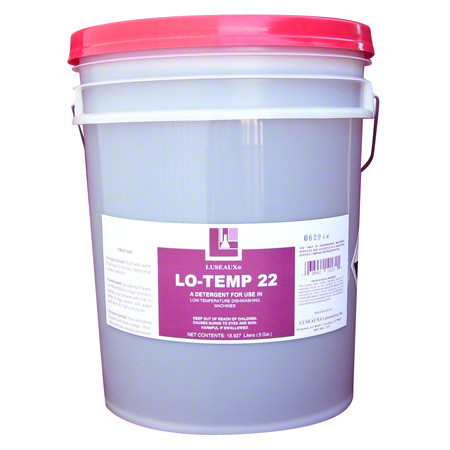 Lo-Temp 22 Dishmachine Detergent 5 GAL Liquid Heavy Duty 1/Pail