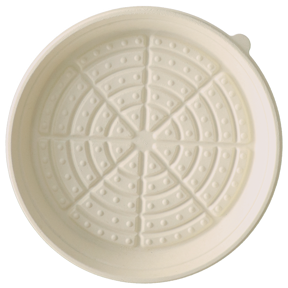 Pizza Pan & Tray Base 10 IN Plant Fiber Natural 200/Case