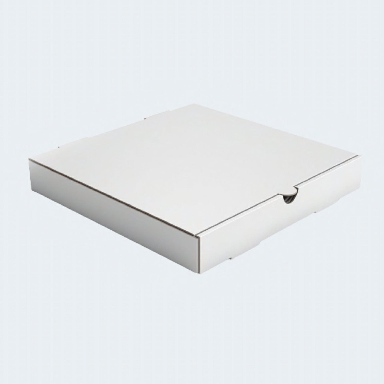Pizza Box 8X8 IN Corrugated Paperboard White Kraft Plain 50/Bundle