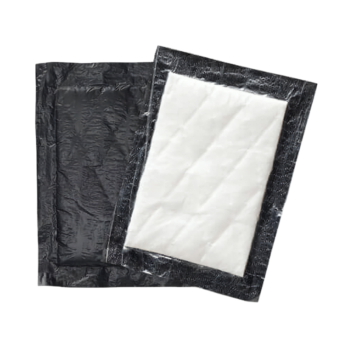 Dri-Loc® Poultry Pad 4.5X6 IN Plastic Cellulose Black Rectangle Absorbent 1000/Case