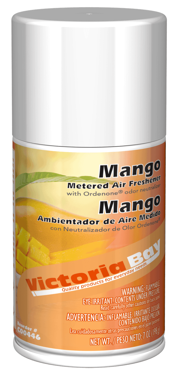 Victoria Bay Air Freshener & Deodorizer Mango Aerosol 7 OZ Metered 12/Case
