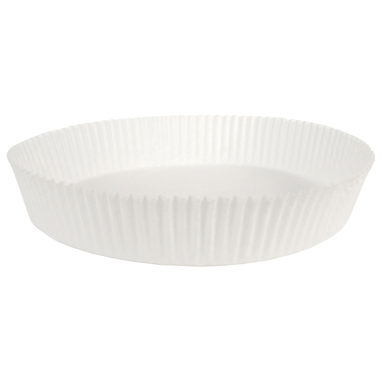 Cake Liner 6.75X1.5 IN Wax Coated Paper White Round Fluted 1000/Case