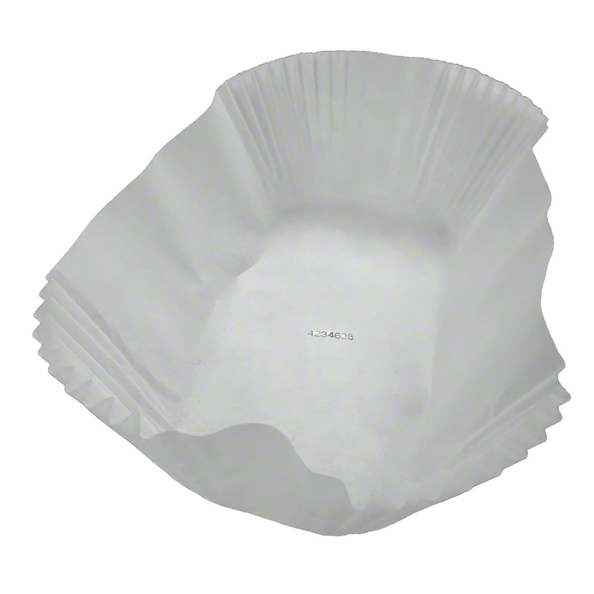 Pan Liner 6.3X2.75X2 IN Oblong Fluted 500 Count/Pack 4 Packs/Case 2000 Count/Case