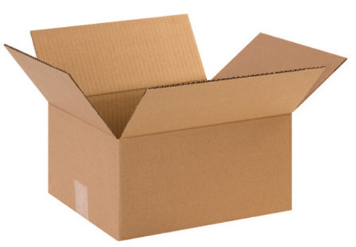 Regular Slotted Container (RSC) 12X10X8 IN Kraft Corrugated Cardboard 1/Each