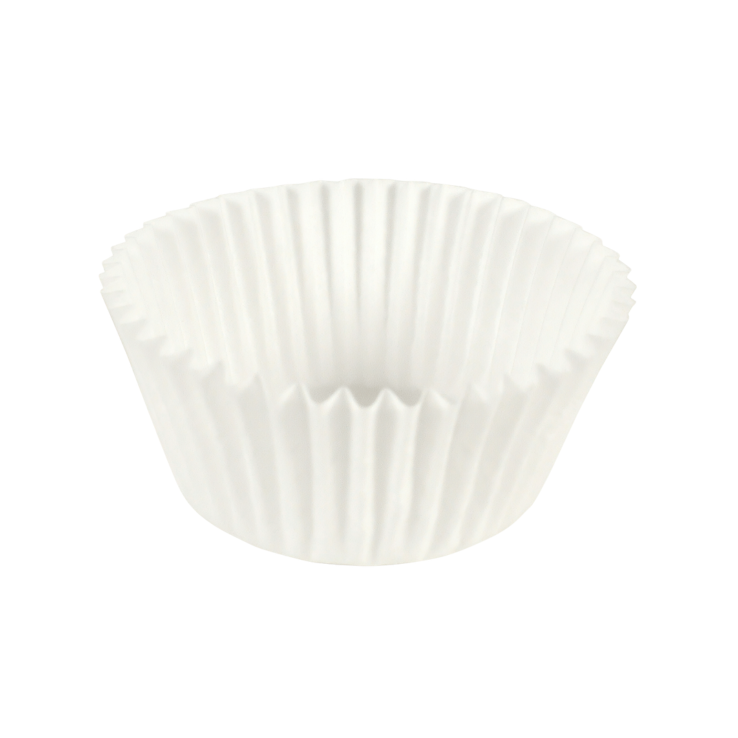 Baking Cup 3.5X1.5X1 IN Paper White 10000/Case