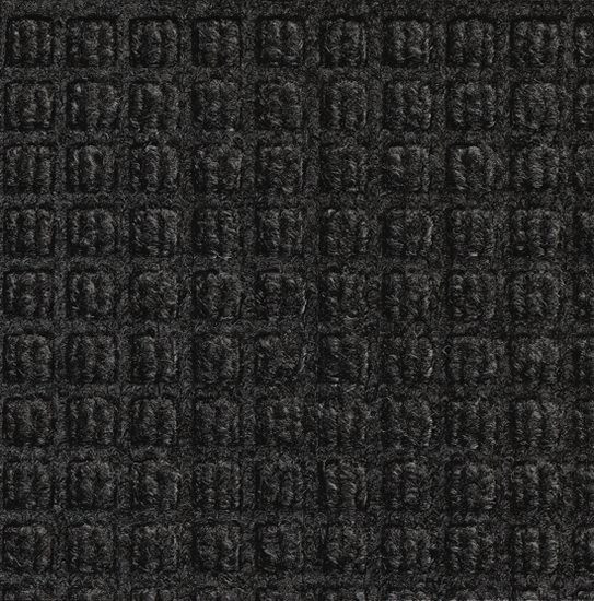 WaterHog® Drainable Floor Mat Charcoal With Cleated Backing No Edging 1/Each