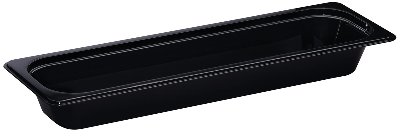 H-Pan™ High Temperature Food Pan 20.88X6.38X2.5 IN Black Long 6/Case