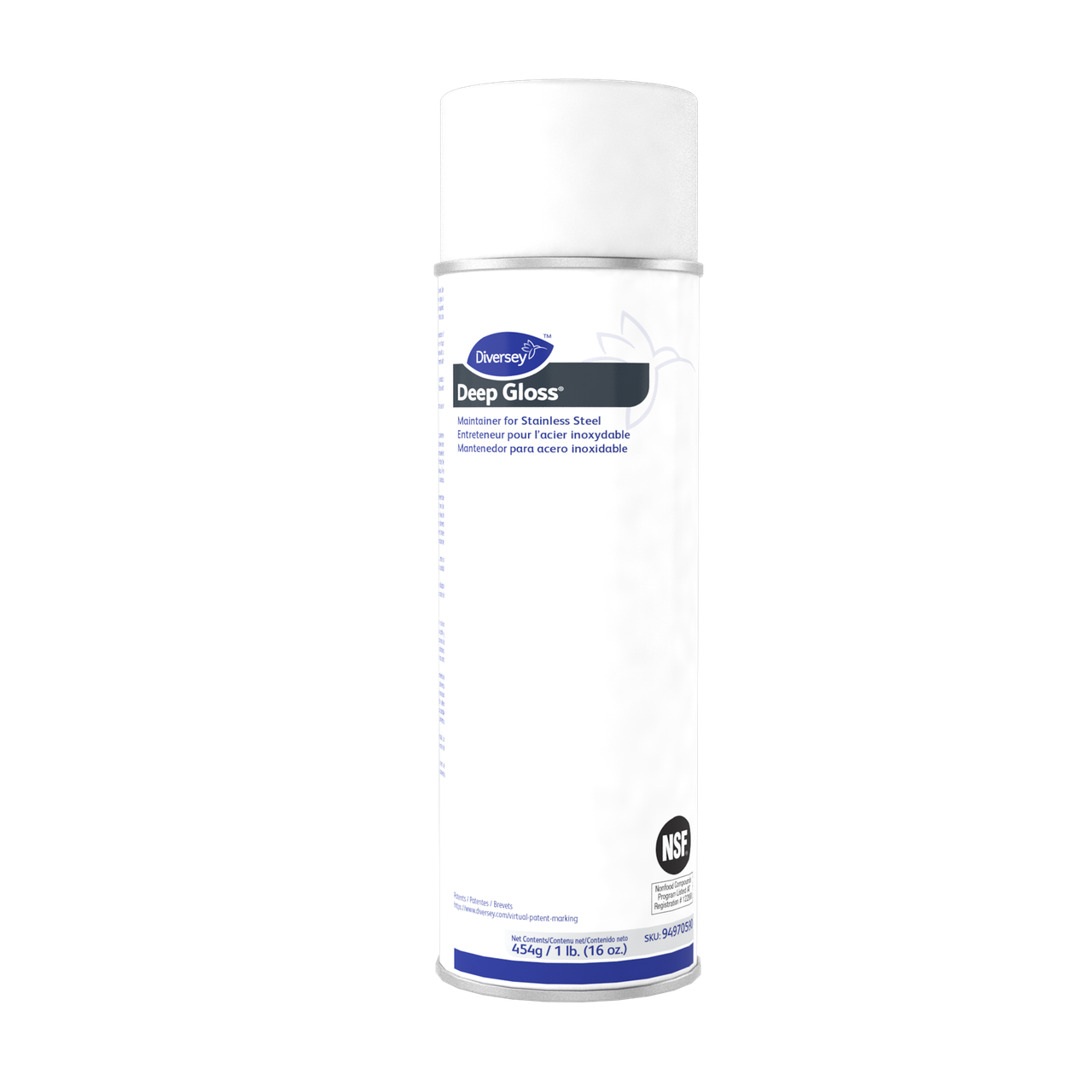 Deep Gloss® Metal Maintainer 16 FLOZ Multi Surface Aerosol RTU 12/Case