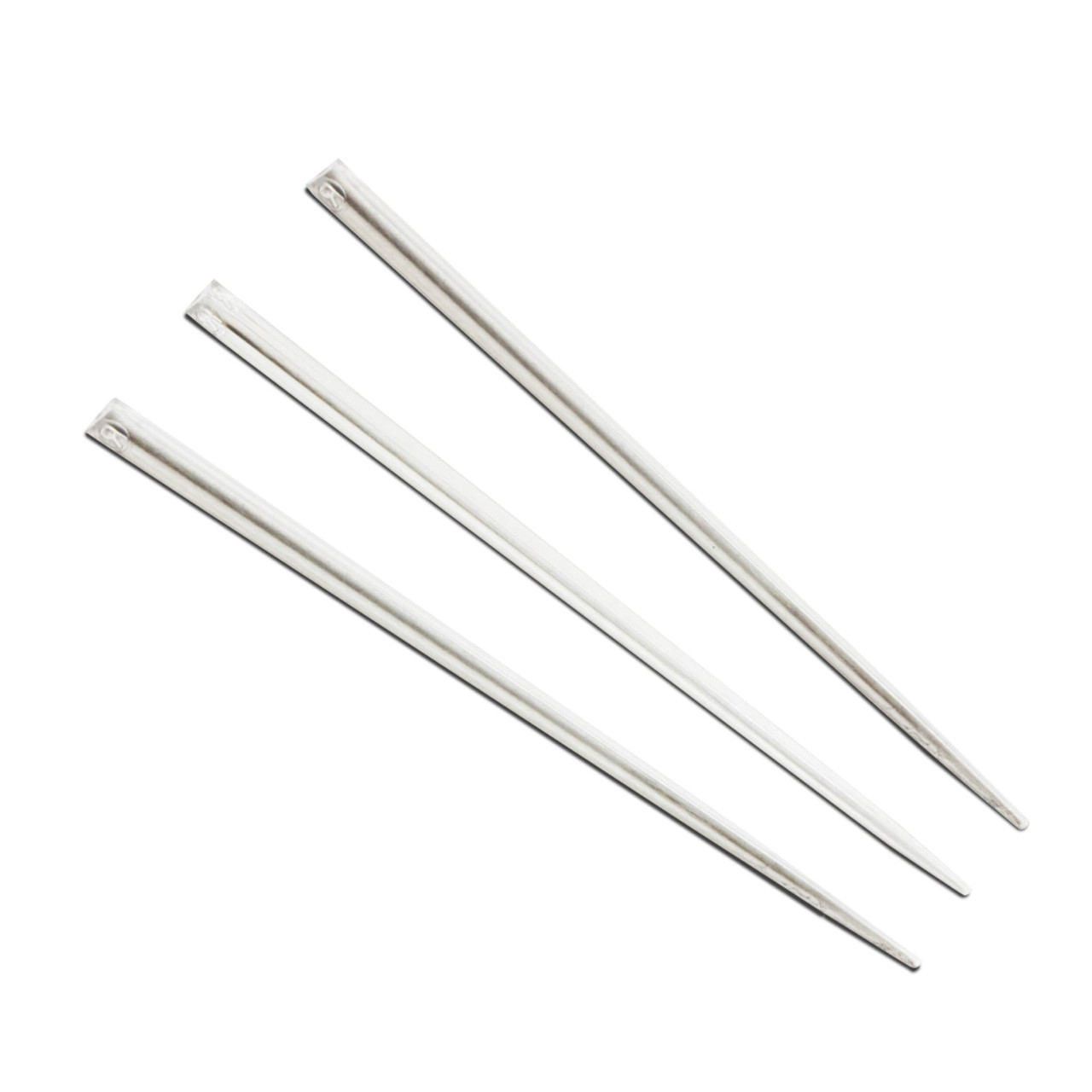 Food Prism Pick 4 IN Plastic Triangle Clear 500 Count/Pack 5 Packs/Case 2500 Count/Case