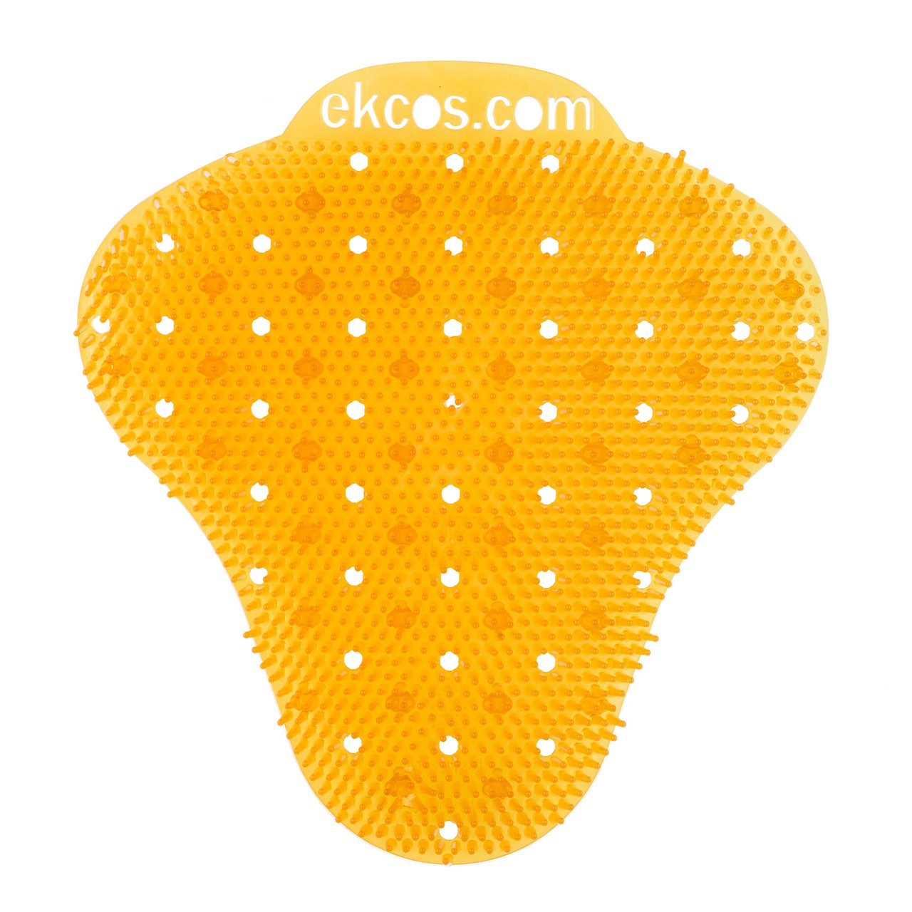 Ekcos Urinal Screen Citrus Scent Orange Plastic RTU Anti-Splash 12/Case