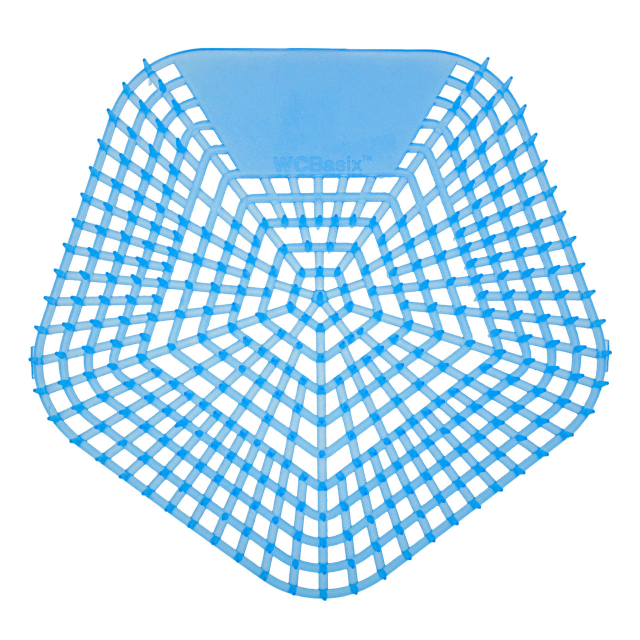 WCBasix Urinal Screen Clean Cotton Blue EVA 6.75X6.5X0.75 IN 30-Day Air Care System 10/Case