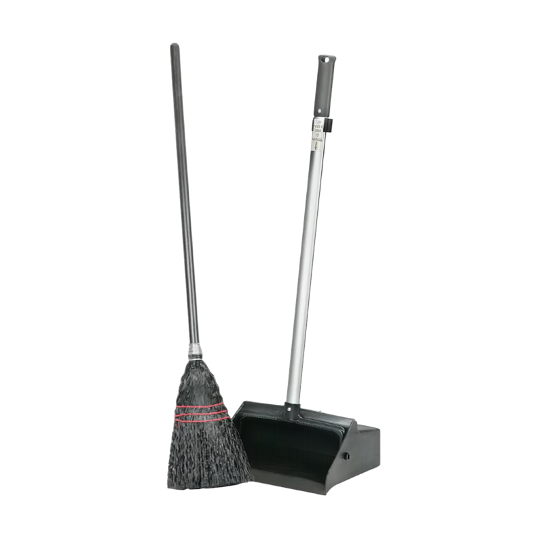 Lobby Dust Pan 32 IN Black 1/Each