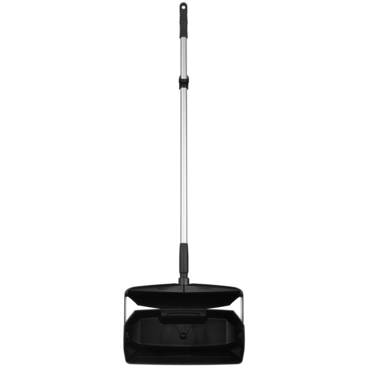 Vikan® Lobby Dust Pan 14.6X7.1X47.5 IN Black PP Anodized Aluminum 1/Each