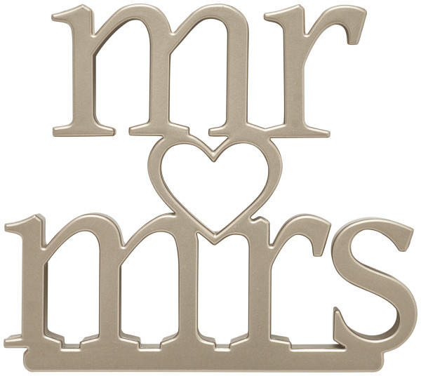 Wedding Cake Cake Topper 3.7X0.75X4 IN Light Golden 1/Each