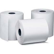 Point-of-Sale (POS) Cash Register Receipt Roll 3.13IN X230FT White Thermal Paper 50/Case
