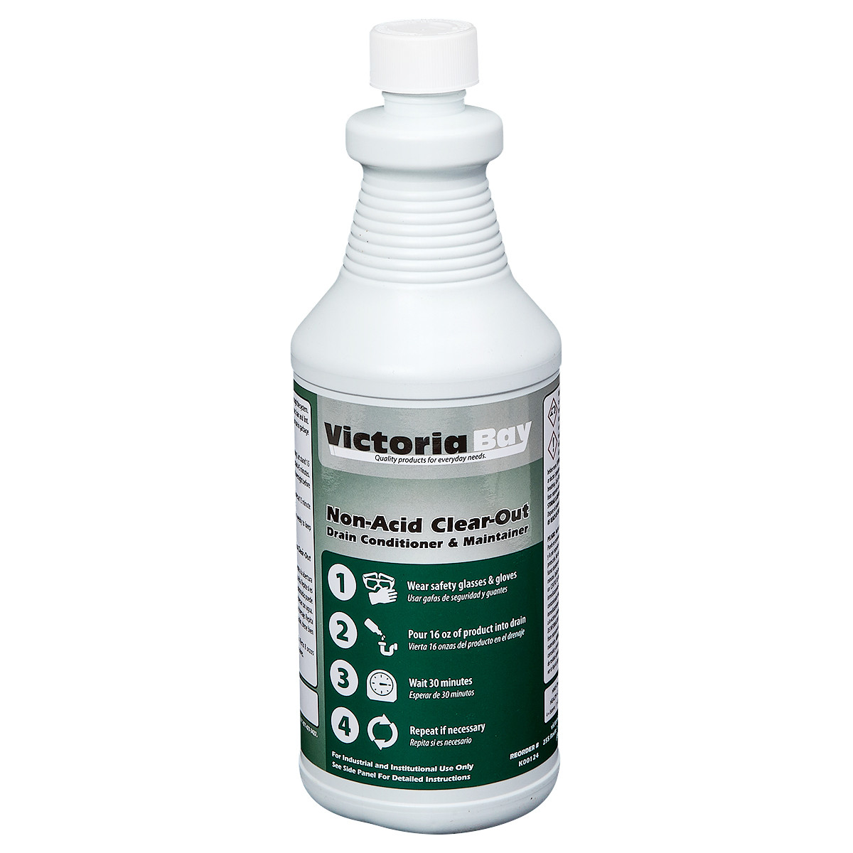 Victoria Bay Non-Acid Clear Out Drain Conditioner & Maintainer 1 QT 12/Case