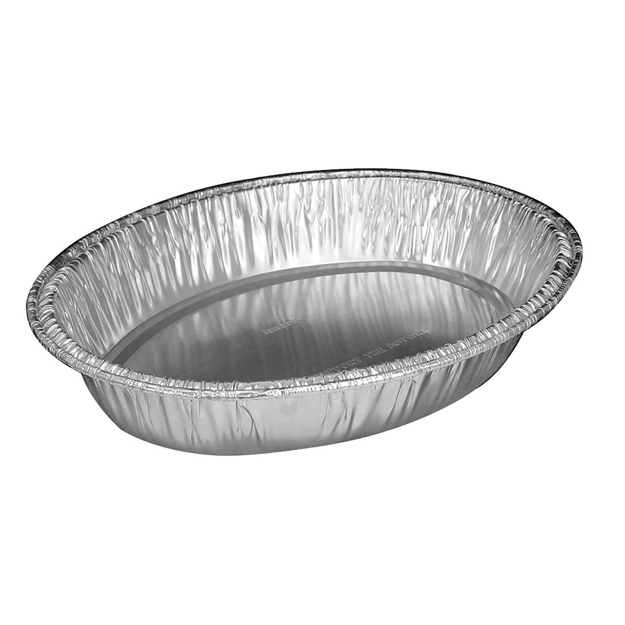 Roaster 14.063X9.688X3 IN Aluminum Silver Oval 50/Case