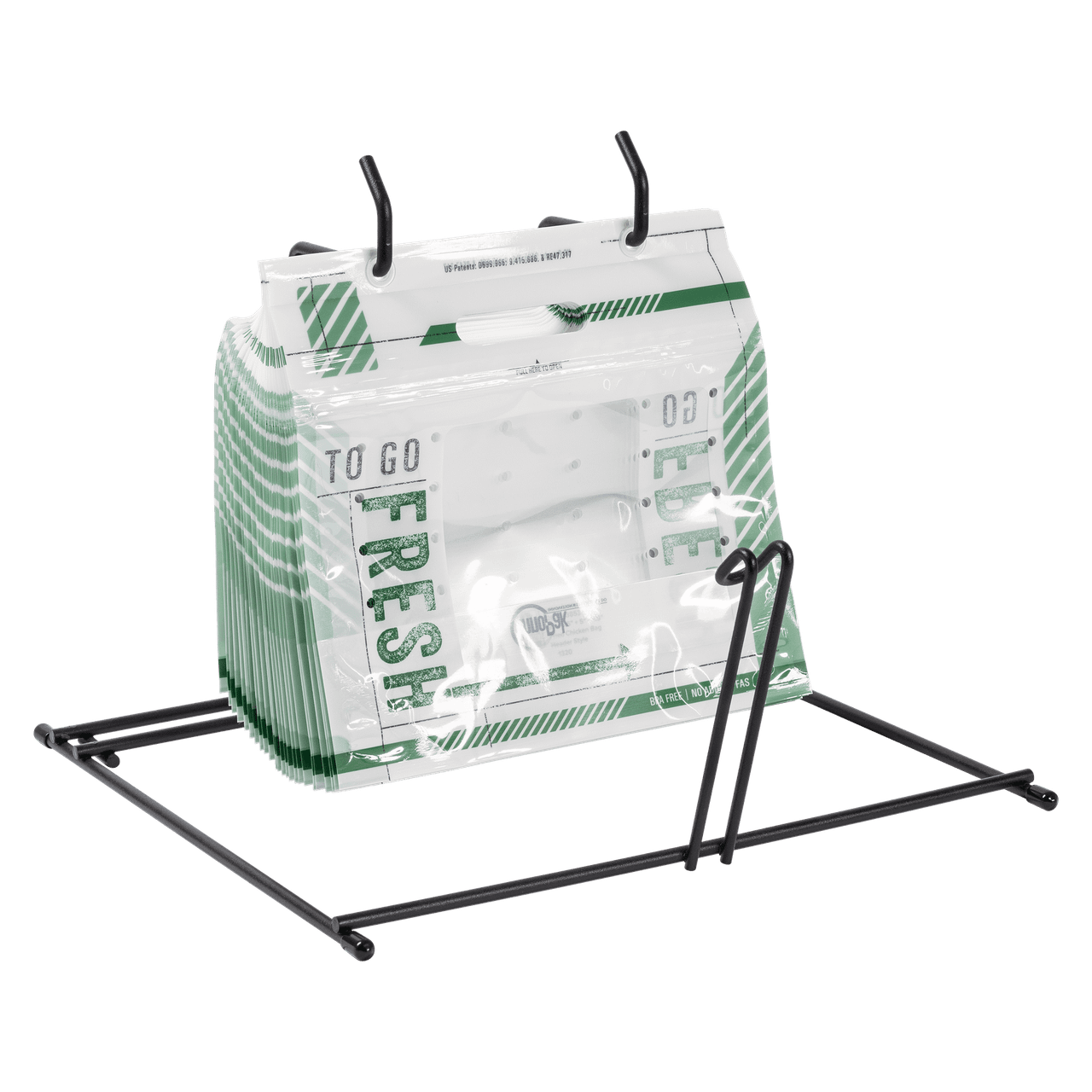 TO GO FRESH™ Fried Chicken Bag 4 Piece With Handle Vented 250/Case