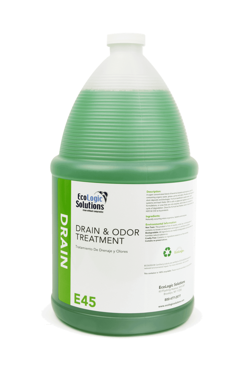 Citrus Scent Drain Cleaner Deodorizer 1 GAL Enzymatic 4/Case