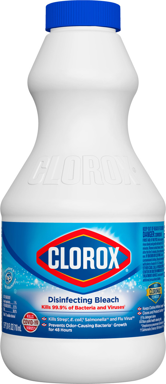 Clorox® Unscented Bleach Deodorizer 24 FLOZ Multi Surface Concentrate Antibacterial Child Resistant Screw Cap 12/Case