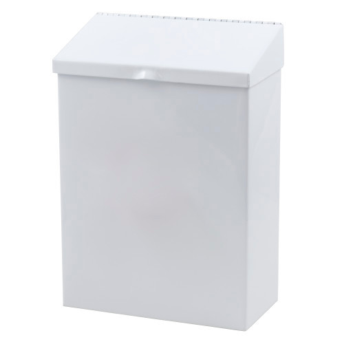 Health Gards® Menstrual Care Disposal Receptacle White Metal Surface Mount 1/Each