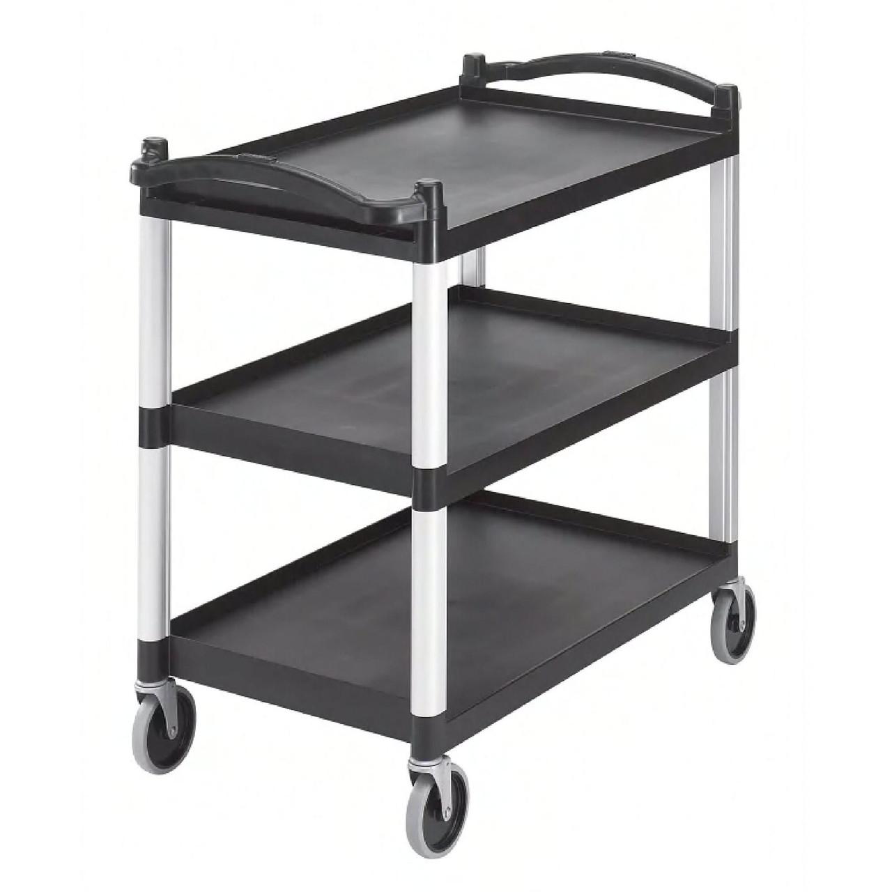 KD Utility Cart Black Large Ergonomic Handle 1/Each