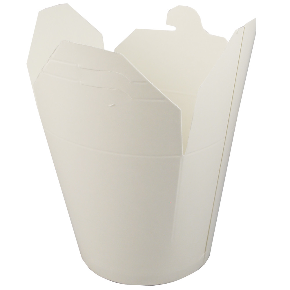 SmartServ® Food Pail 26 OZ 3.625X4X3.5X3.75 IN Paper White Round 500/Case