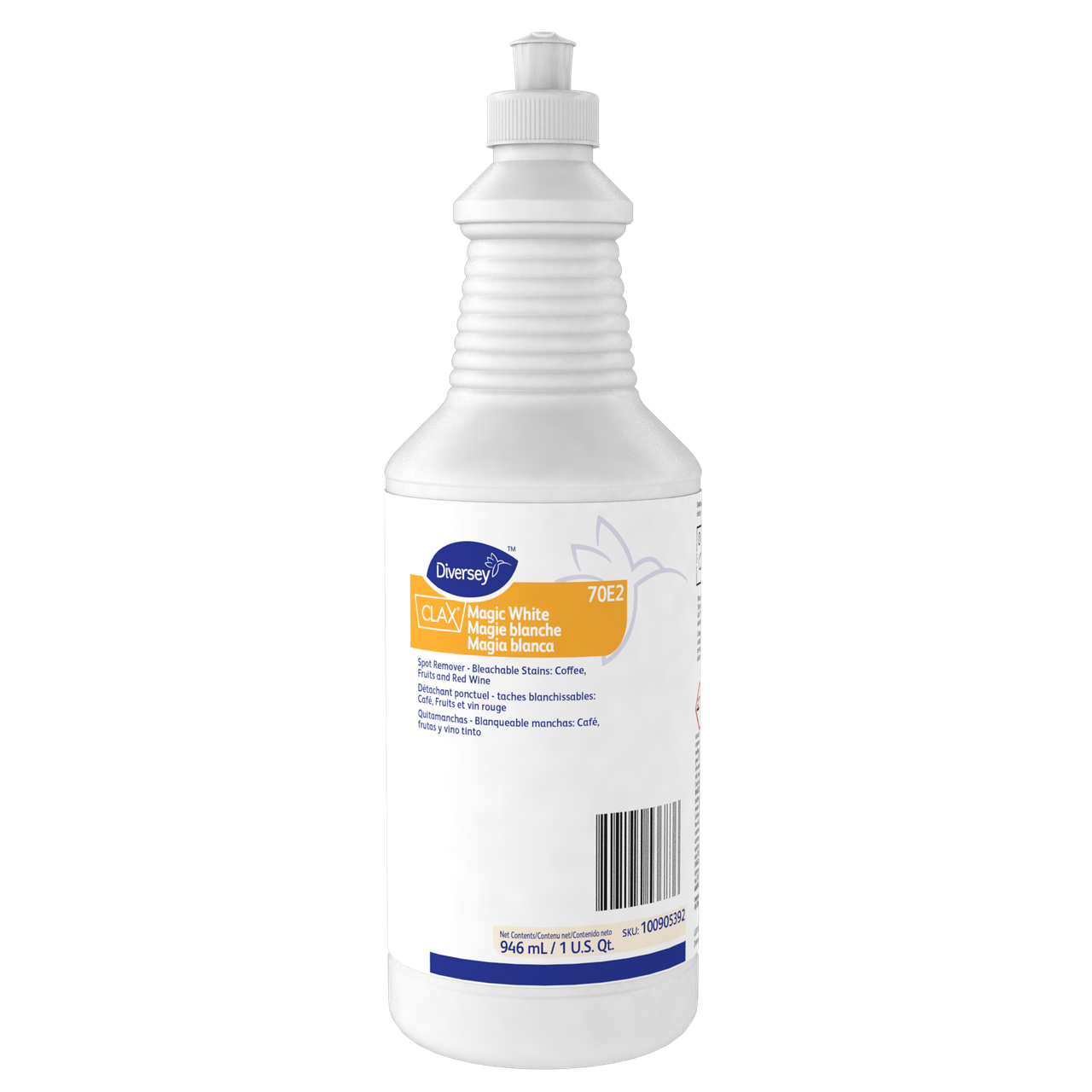 Clax® Magic White Reclaim Whiteness Enhancer Laundry Stain Remover 32 OZ Liquid RTU 6/Case