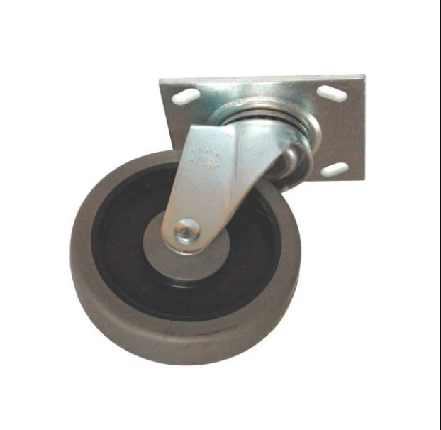 Caster For FG9T1500BLA & FG9T1600BLA Tilt Trucks 5 IN Rubber Metal Swivel 1/Each