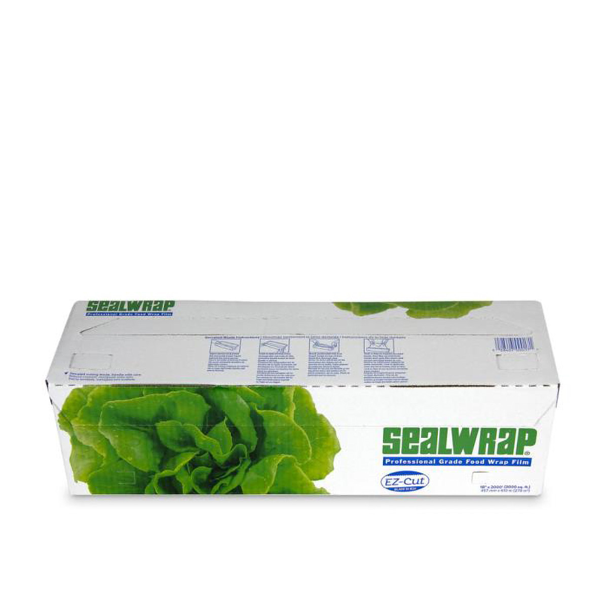 Cling Film Cutter & Roll 18IN X2000FT Plastic 38 Gauge Clear 1/Roll