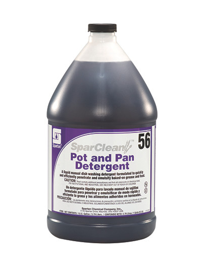 SparClean® Pot and Pan Detergent 56 Pleasant Scent Manual 1 GAL Alkaline Liquid Concentrated 4/Case