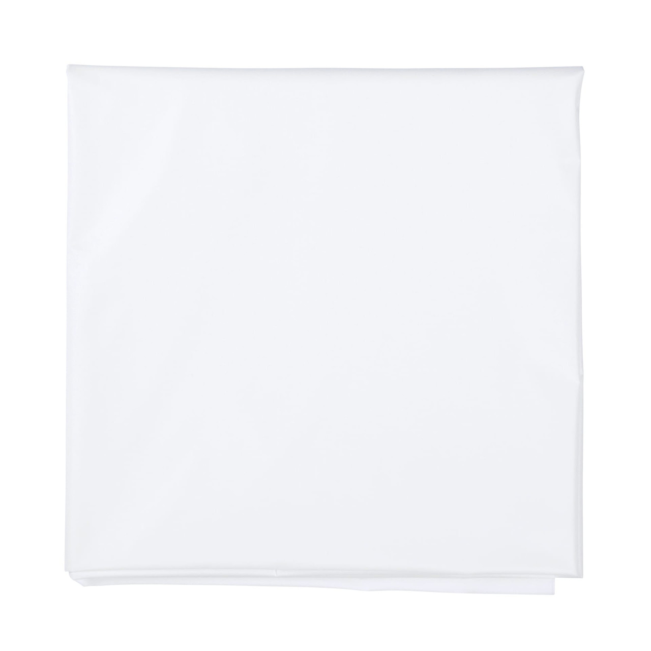 Table Cover 82 IN Plastic White Round 12/Case