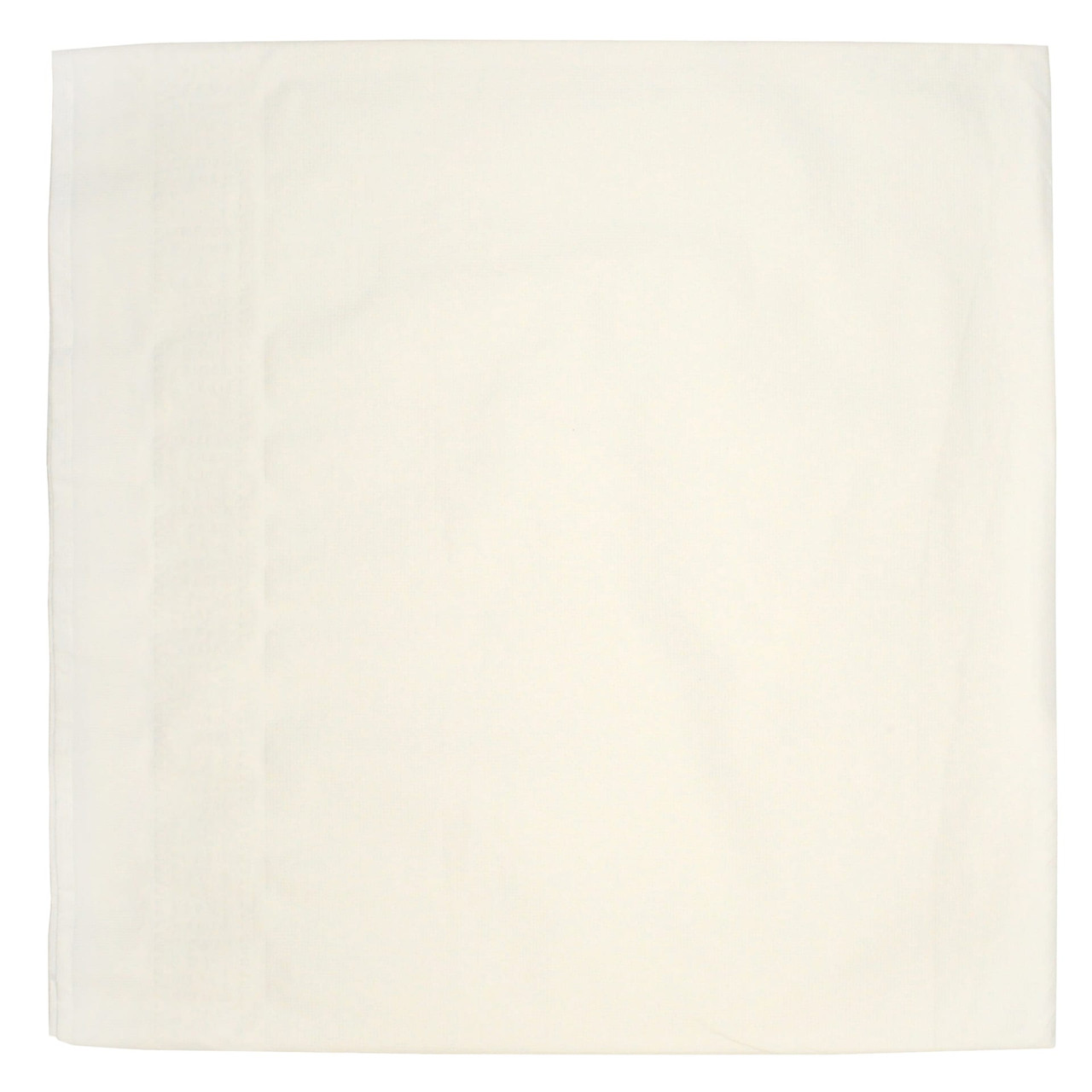 Table Cover 72X72 IN Paper Poly Blend White 25/Case