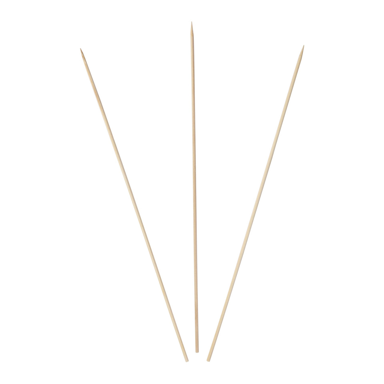 Shishkabob Skewer 12 IN Bamboo Round Natural 800/Box
