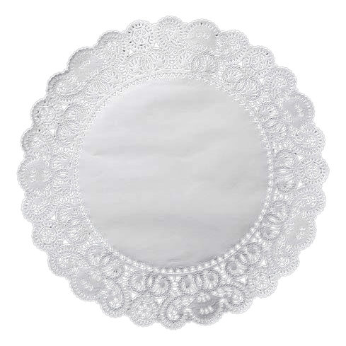 Doily 8 IN Lace Round 500/Box