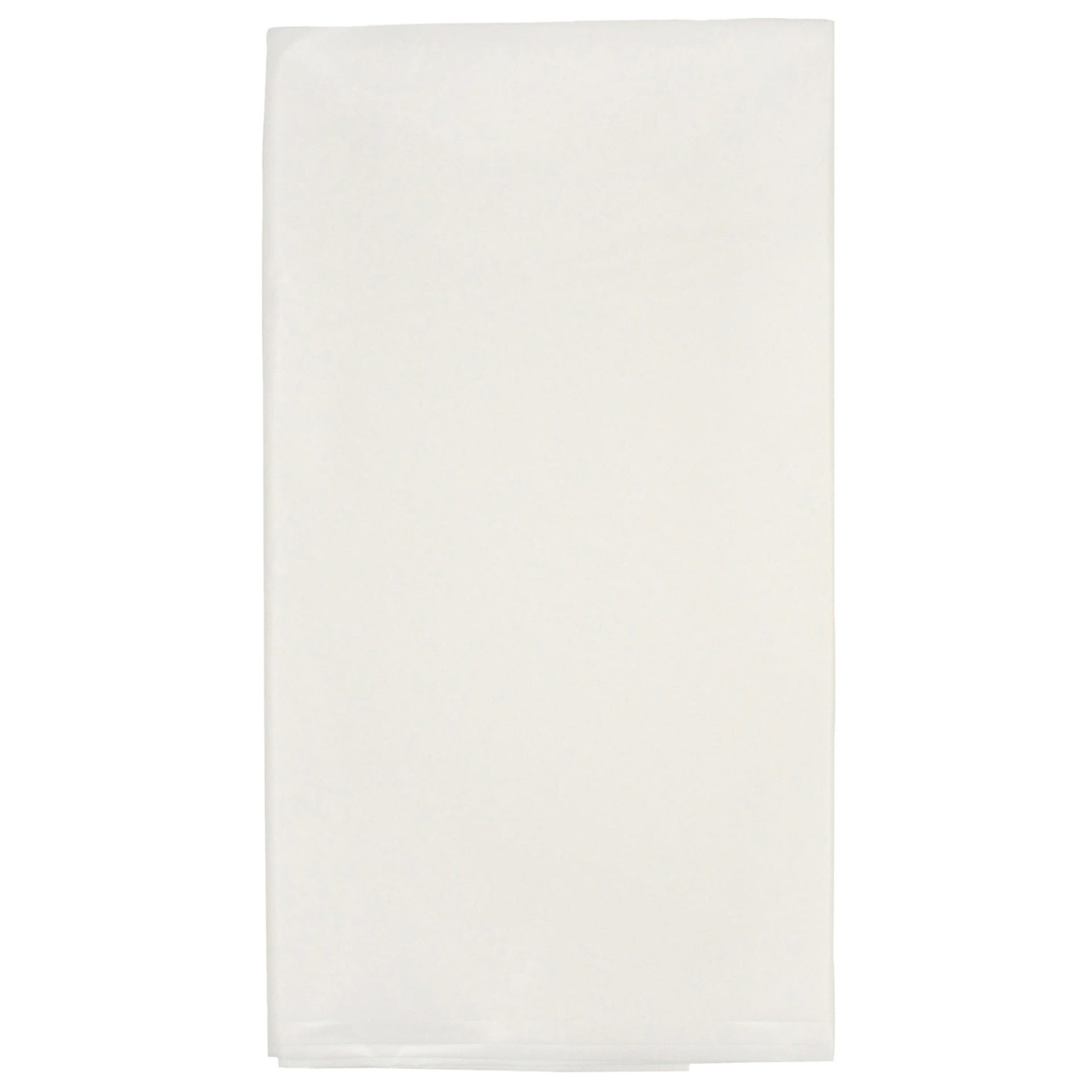 Table Cover 54X108 IN Plastic White 12/Case
