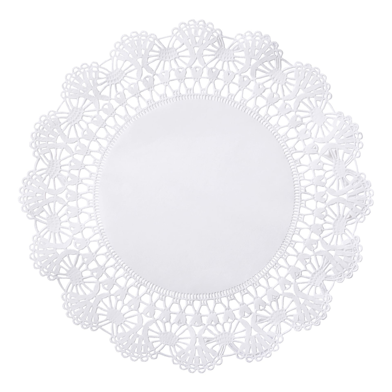 Cambridge Doily 6 IN Paper White Lace Round 1000/Box