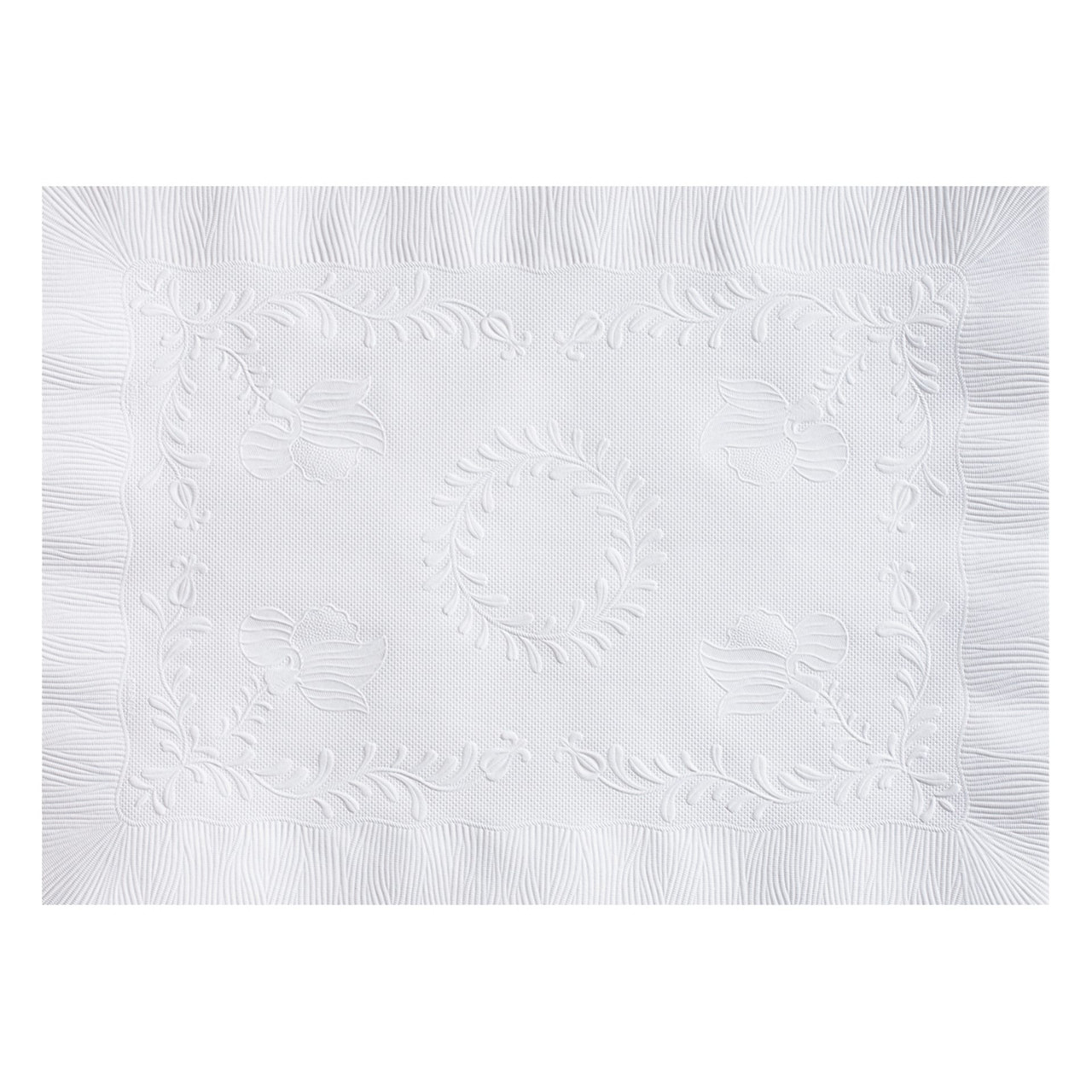 Placemat 10X14 IN White Straight 1000/Case