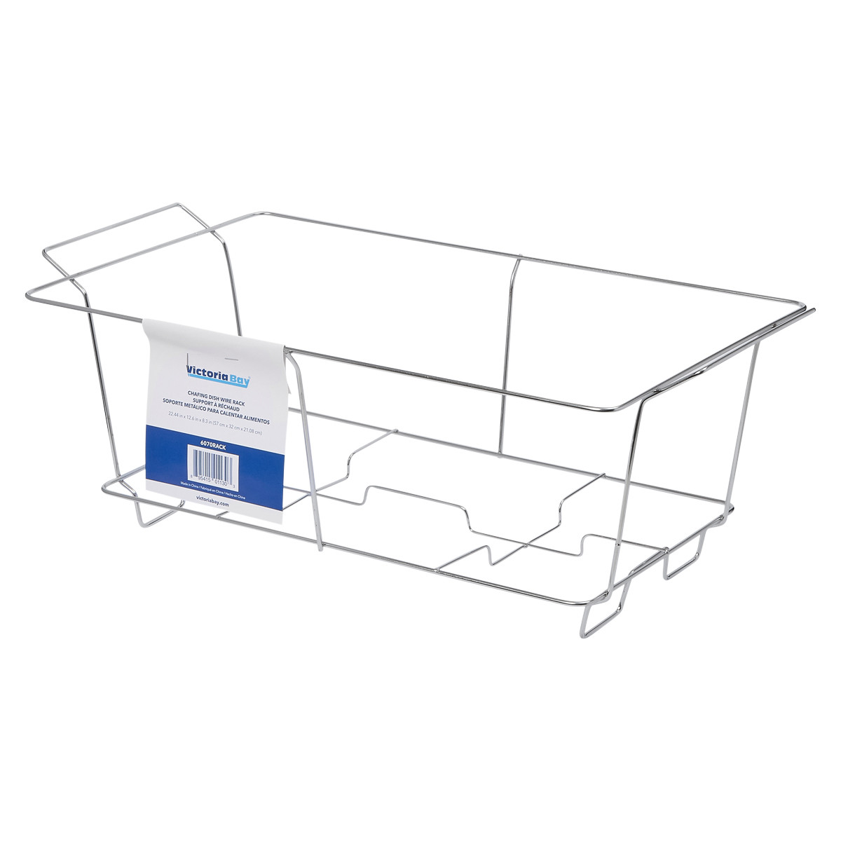 Victoria Bay Wire Chafing Rack Stand Chrome 25/Case