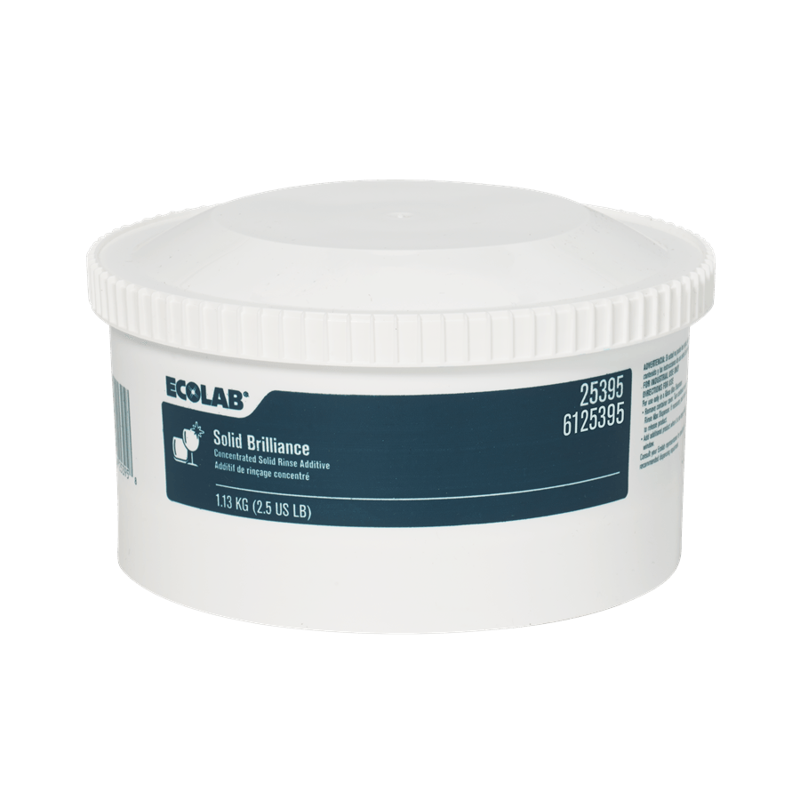 Solid Brilliance Rinse Aid 2.5 LB 2/Case