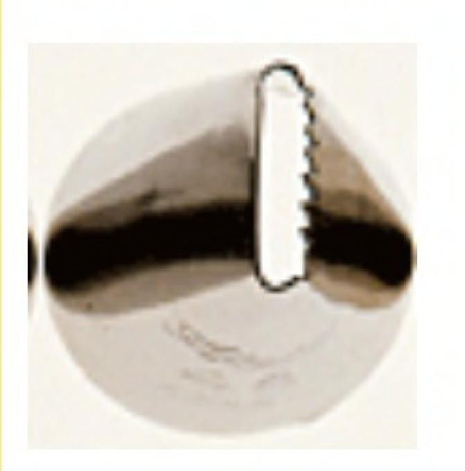 Cake Piping Tip Small Basket Weave Tip Standard 1/Each