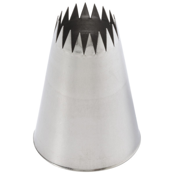 #869 French Pastry Piping Tip 0.875X1.9X1.25X1.4 IN 2/Pack