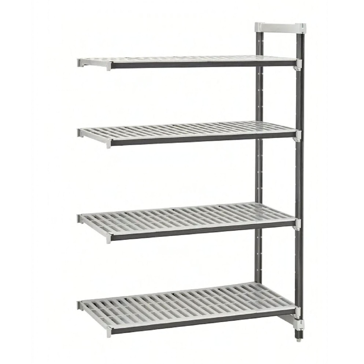 Camshelving® Elements® XTRA Add On Unit 24X42X72 IN Speckled Gray Resin & Metal Composite 1/Each