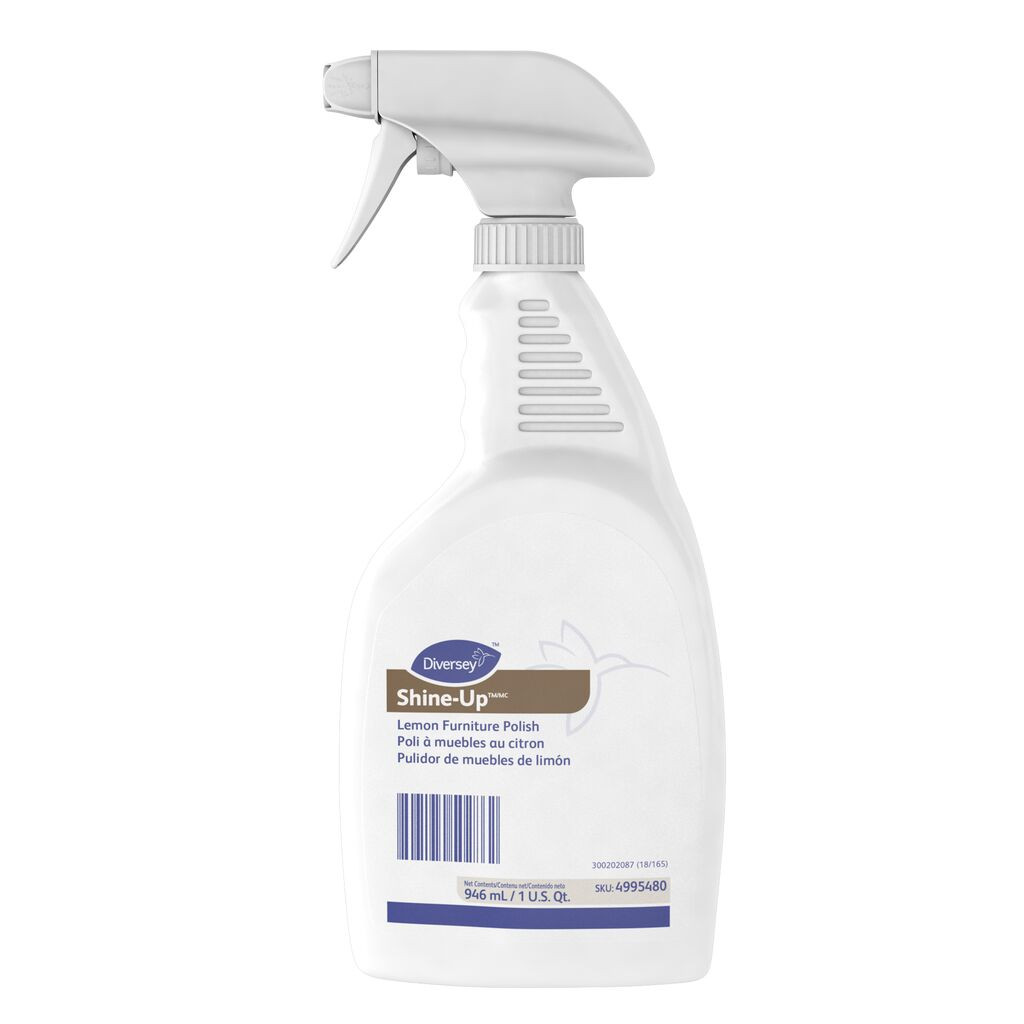 Shine-Up Lemon Furniture Polish 32 FLOZ Multi Surface RTU 12/Case