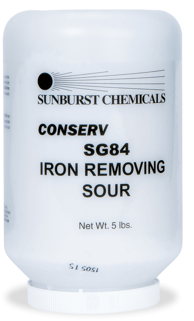 CONSERV SG84 Laundry Sour 5 LB Solid Iron Removing 2/Case